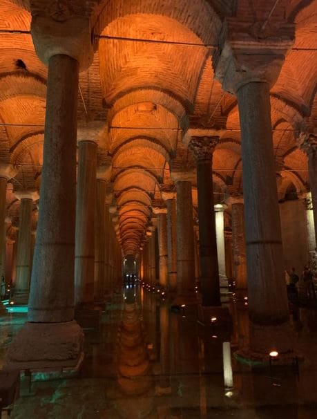 Cisterna Basílica en Estambul