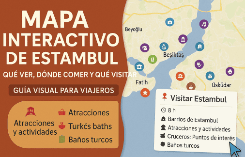 Mapa interactivo Estambul